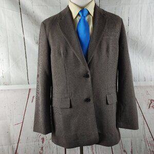 Gap Size M Tall Multicolor Houndstooth Surgeon Cuff Blazer Sport Coat NWT $148